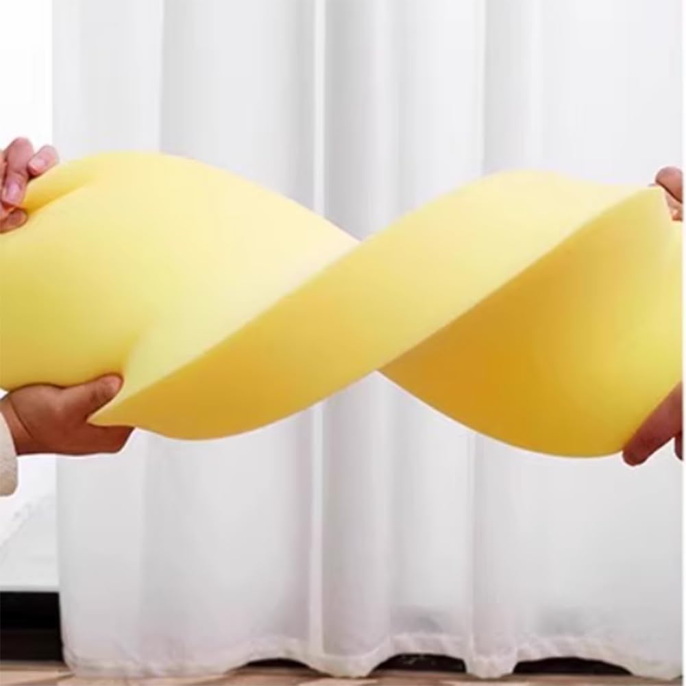Yuly Rembourrage en Mousse 35D Haute Densité,Mousse d'Ameublement de Rechange Coussin de Canapé,Chaises,Chaises,Découpe à n'importe Quelle Taille,Personnalisable (12cm-60x60cm)