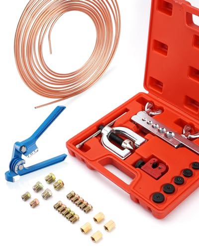 Kit Per Svasatura Tubi Freno - 11 Pezzi, Per Rame, Ottone E Alluminio - Foto 3