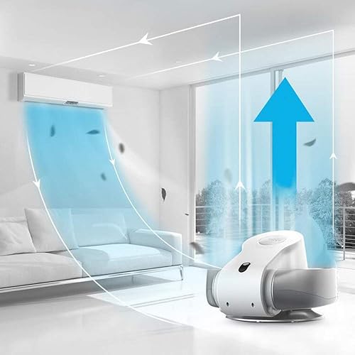 Miniatura 8 de YUYI Ventilador oscilante oscilante sin aspas, ultra silencioso para pisoescritoriopared multiplicador de aire con control remoto y temporizador