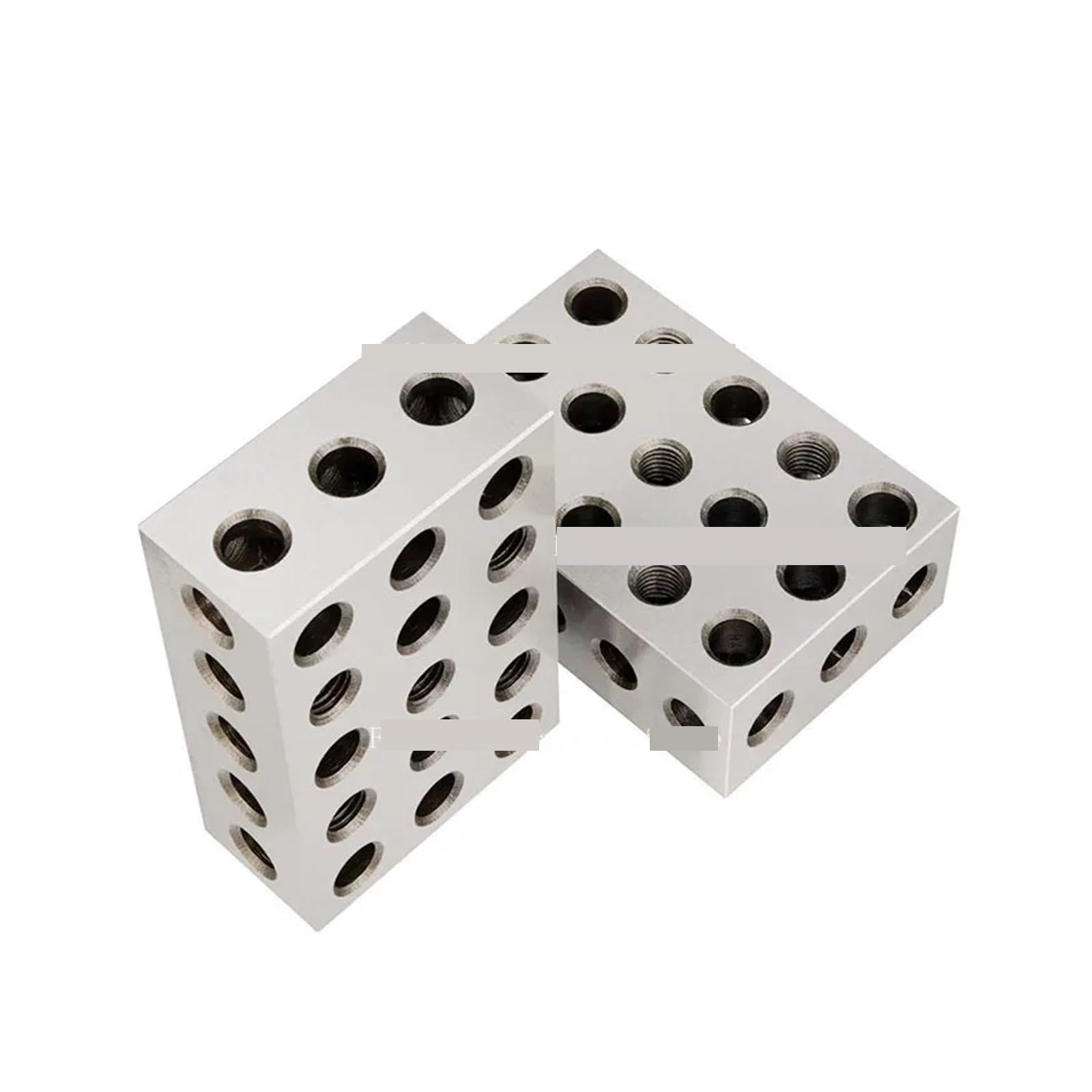 Juego de bloques calibración con almohadillas paralelas precisión 23 orificios (pulgadas/métrico, 25-50-75 mm) Maquinistas y metalúrgicos(25-50 - 75 mm set)