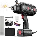ARCCAPTAIN Stylish Handheld Welder, 110V Portable Welding Machine with IGBT Inverter, 120A Stick Welder with Auto Darkening Goggles and Upgraded Ground Clamp, Fits for 3/32"-1/8" Welding Rods