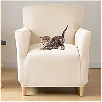 Vista 30 de XMAYODS Funda elástica para silla de club, funda de barril para silla, funda de elastano suave para sillón, funda de sofá extraíble, protector de #1