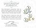 THE PEARL SOURCE 14K Gold 7.5-8mm AAA Quality Round White Akoya Cultured Pearl & Diamond Michelle Earrings for Women