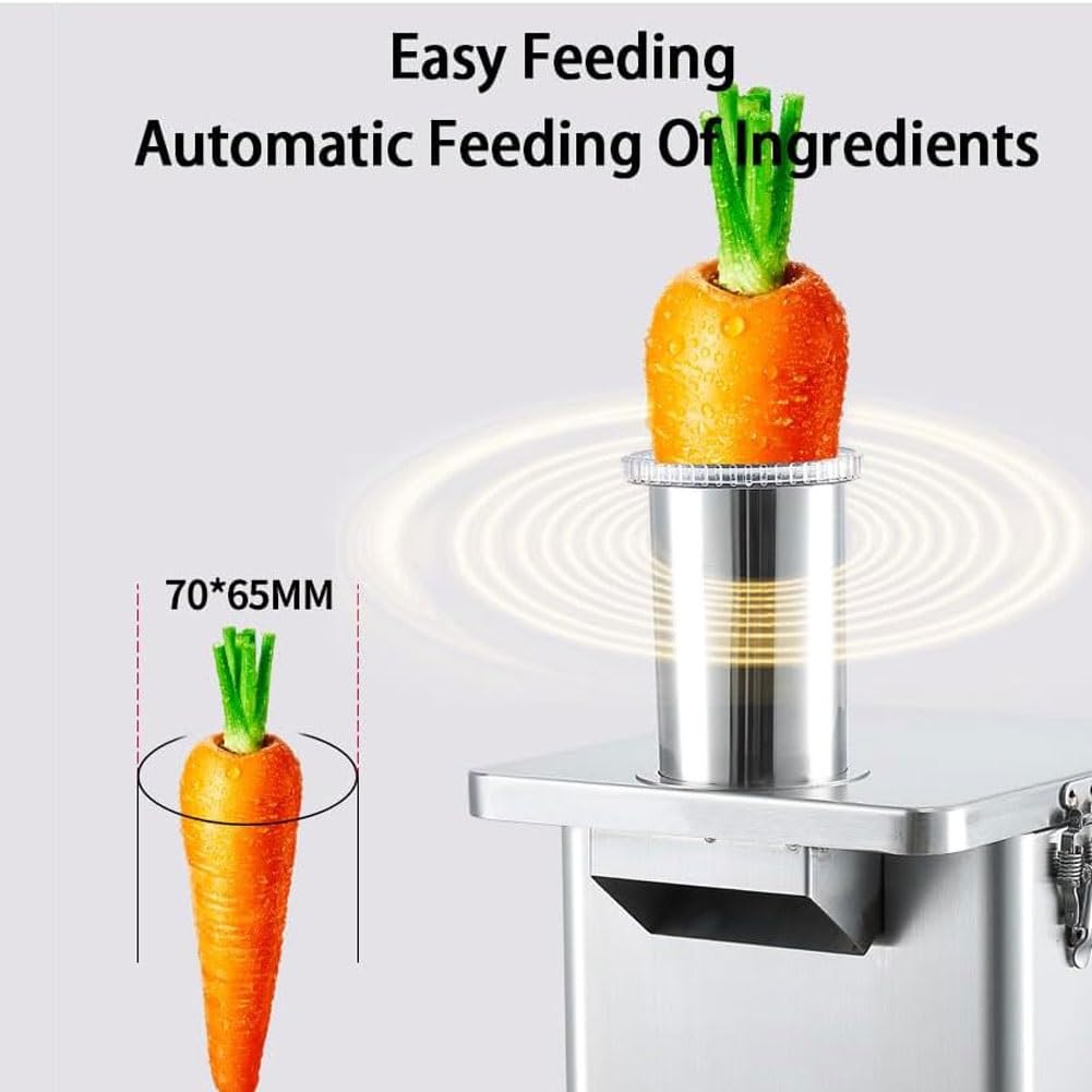 Genérico Tribunal de Titular de Choque de Vegetales de 250 W de 250 W, ticer de Vegetales eléctricos, Cebolla automática de Cebolla procesador de Alimentos de Alimentos de la máquina de Cortar Frutas