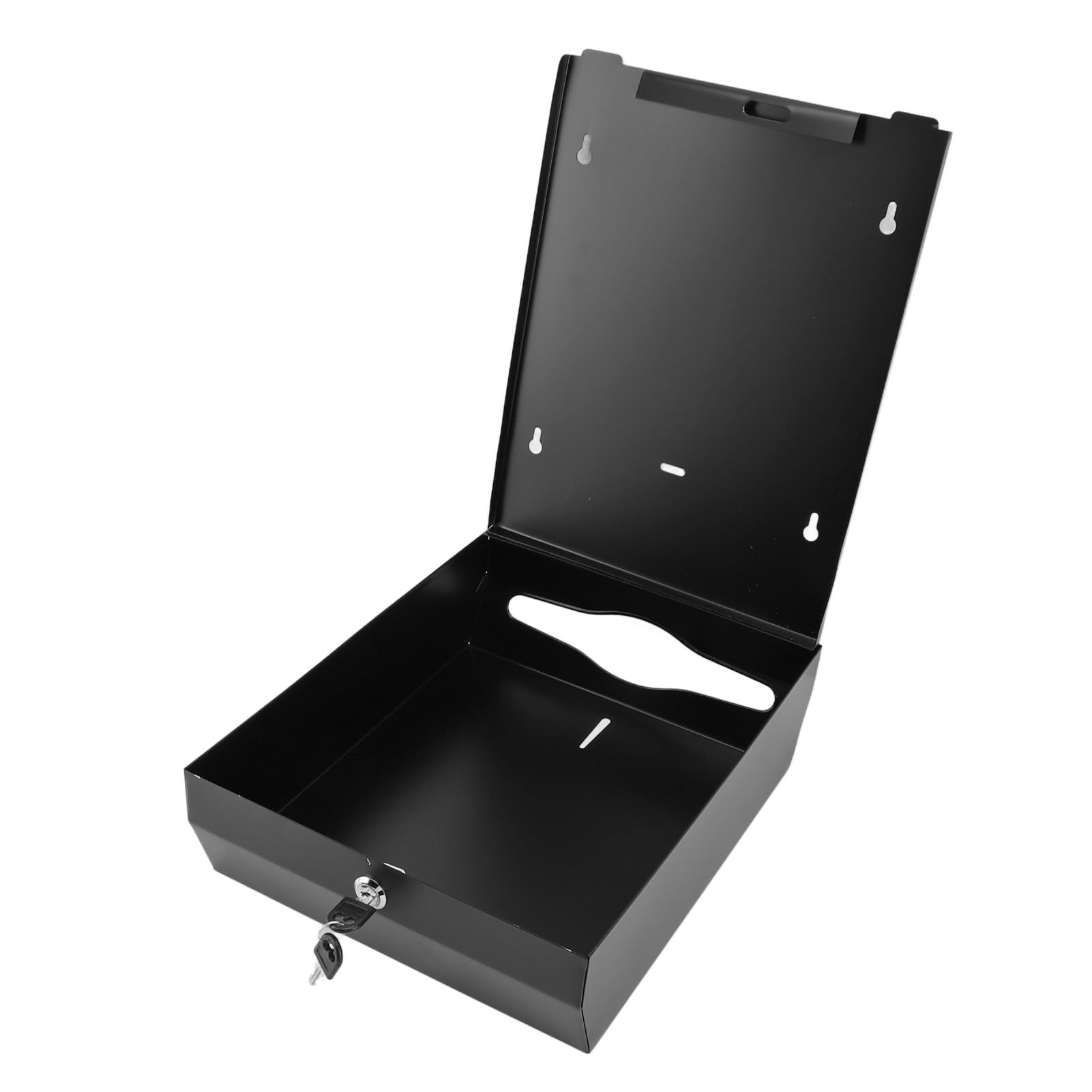 Dispenser di Asciugamani di Carta Senza Perforazione Elegante Contenitore per Fazzoletti Multifunzionale Montato a Parete Durevole in Acciaio Inossidabile per Cucina (#3)