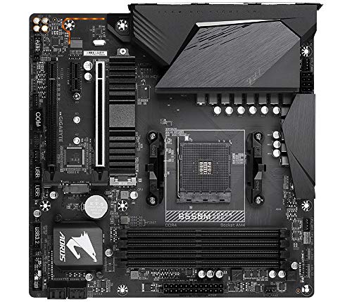 Image of GIGABYTE B550M AORUS PRO Motherboard with Digital VRM Solution, Enlarged Surface Heatsinks, PCIe 4.0 x16 Slot, Dual PCIe 4.0 /3.0 x4 M.2 with Thermal Guard,