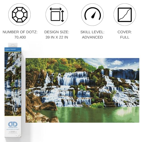 Kit de peinture DIAMOND DOTZ DD14 multicolore grand format 99x55 cm - 2