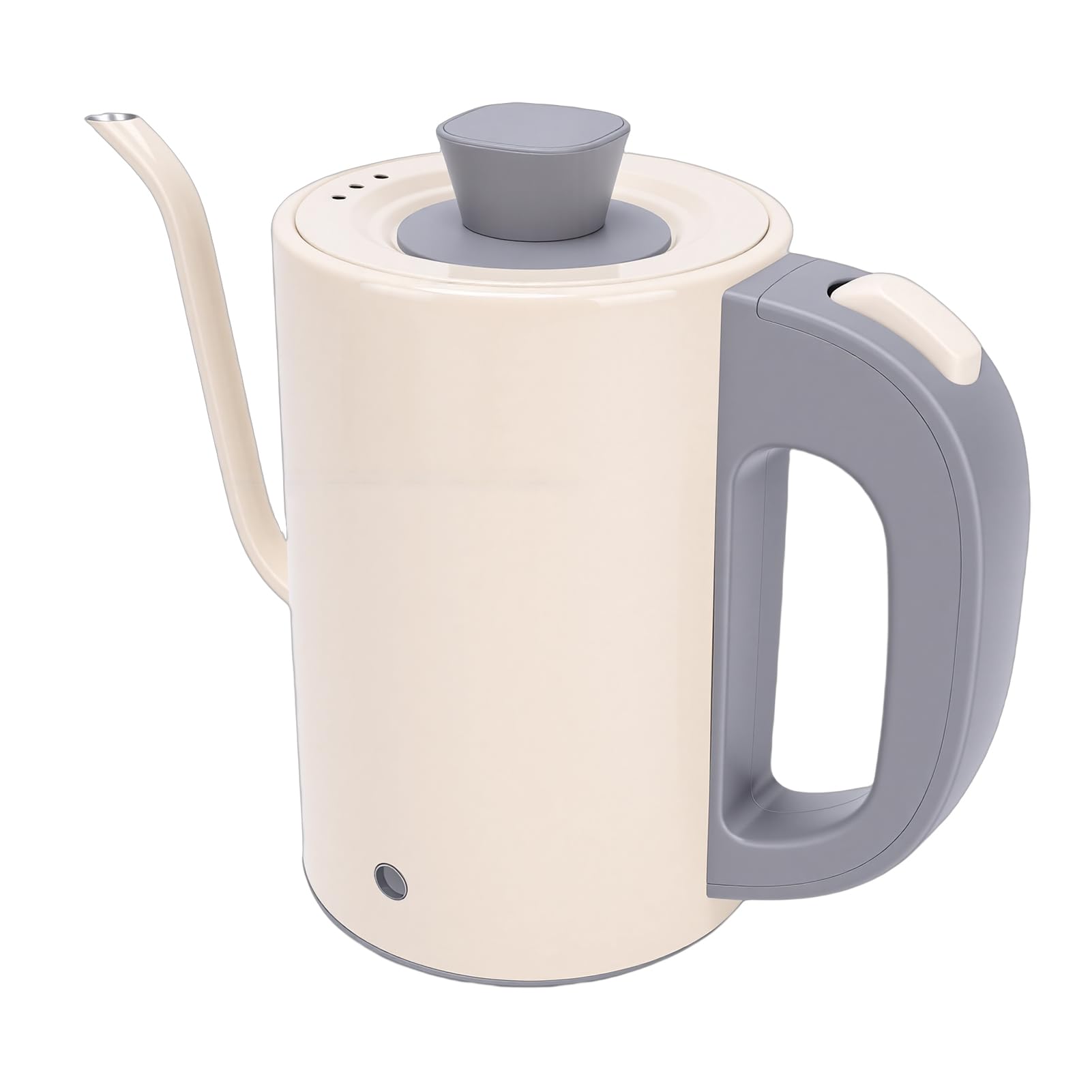 Hervidor Eléctrico con Cuello de Cisne, Hervidor de café de Acero Inoxidable de 600W y 800ml con Control Preciso de Temperatura, para Cocina Casera (Enchufe europeo 220V)