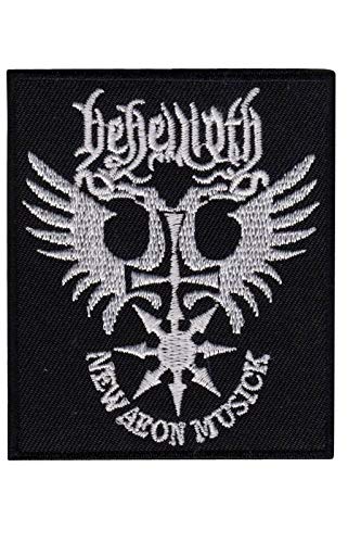 LipaLipaNa Behemoth New Aeon Musick Patch Badge Embroidered Iron on Applique Patch Accessory