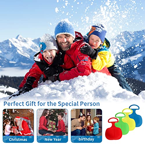 4 Pezzi Slitta da Neve, Slitta da Bob Invernale