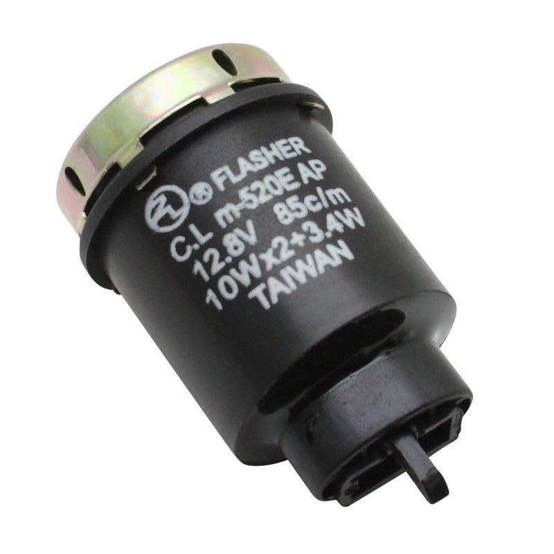 cyclingcolors relè freccia flasher lampeggiante per moto scooter ciclomotori compatibile con kymco agility bet win dink super 9 12,8V 85c/m 10Wx2 + 3,4W