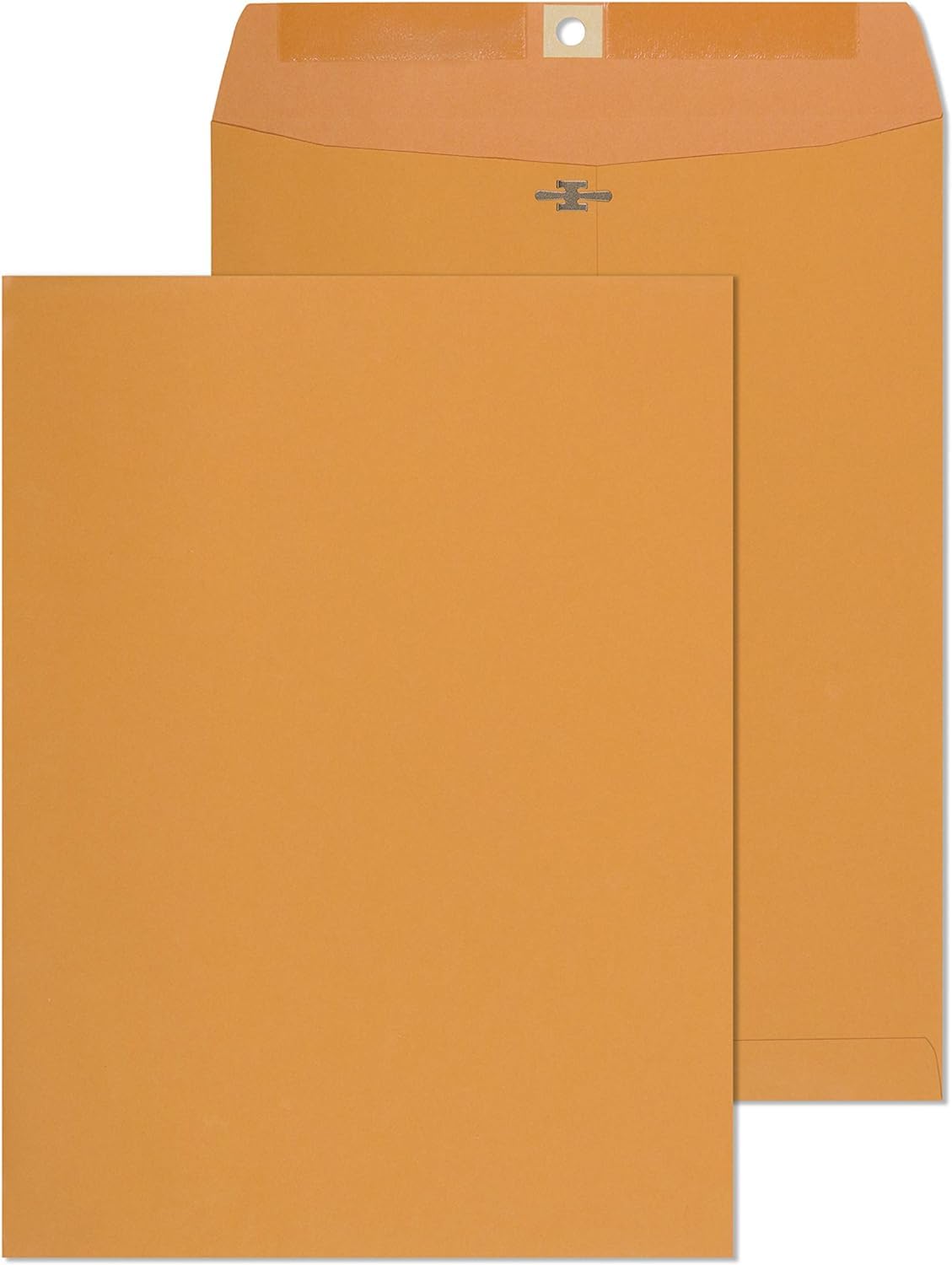 Clasp Envelopes – 9.5x12.5 Inches Brown Kraft Catalog Envelopes Letter Size - 30 Pack - with Clasp Closure & Gummed Seal – 28lb Heavyweight Paper Envelopes for Home, Office, Business, Legal or School