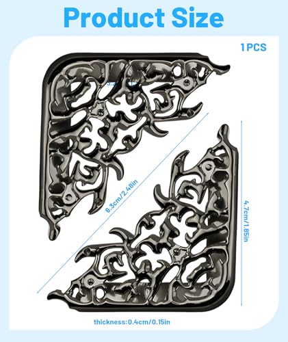 Image of 2 PCS Brocher for Men Suit, Collar Pins, Formal Tie Pin for Men with Brooch Design, Black Shirt Collar Accessories with Intricate Openwork Pattern, Sophisticated Men's Fashion Accessory for Business Attire