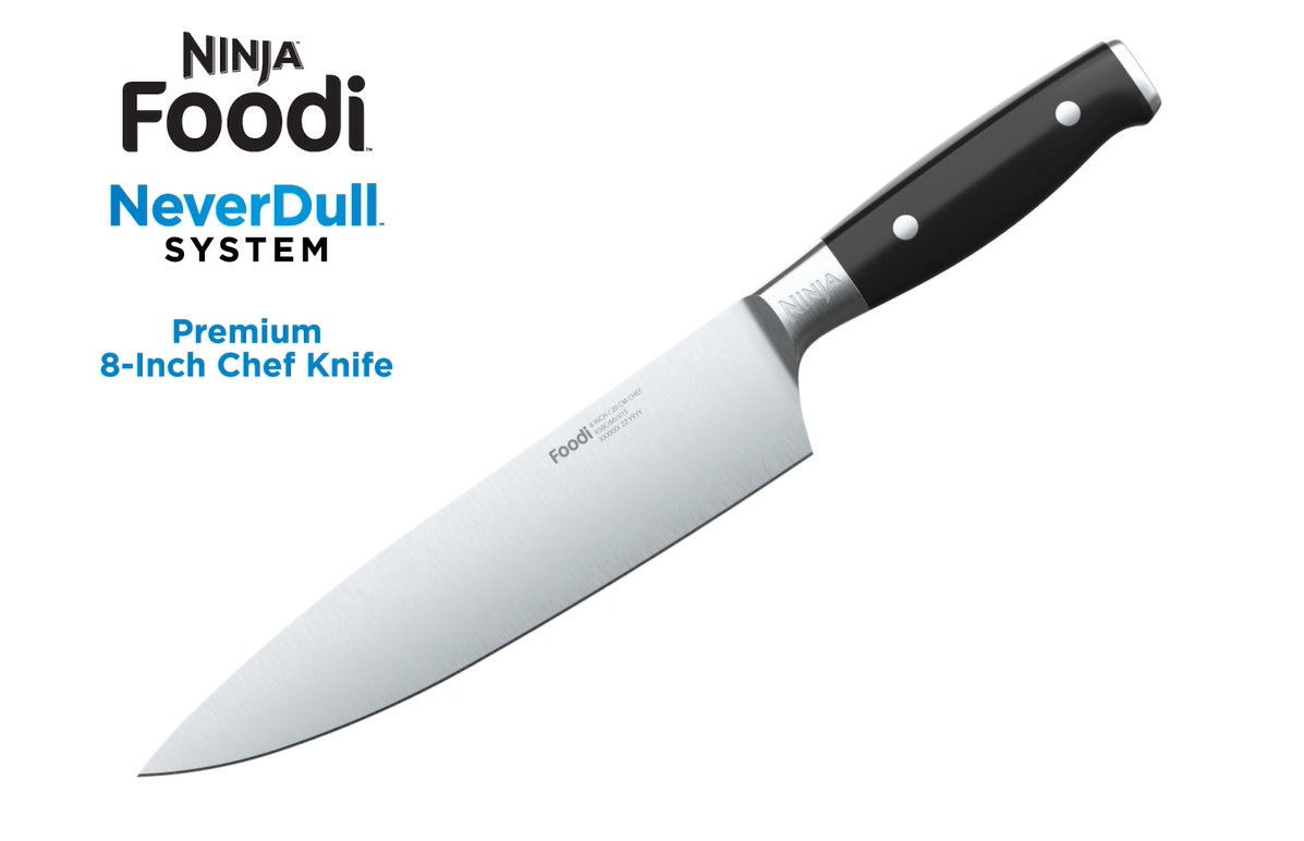 Amazon.com: Ninja K30020 Foodi NeverDull System 8-Inch Chef Knife