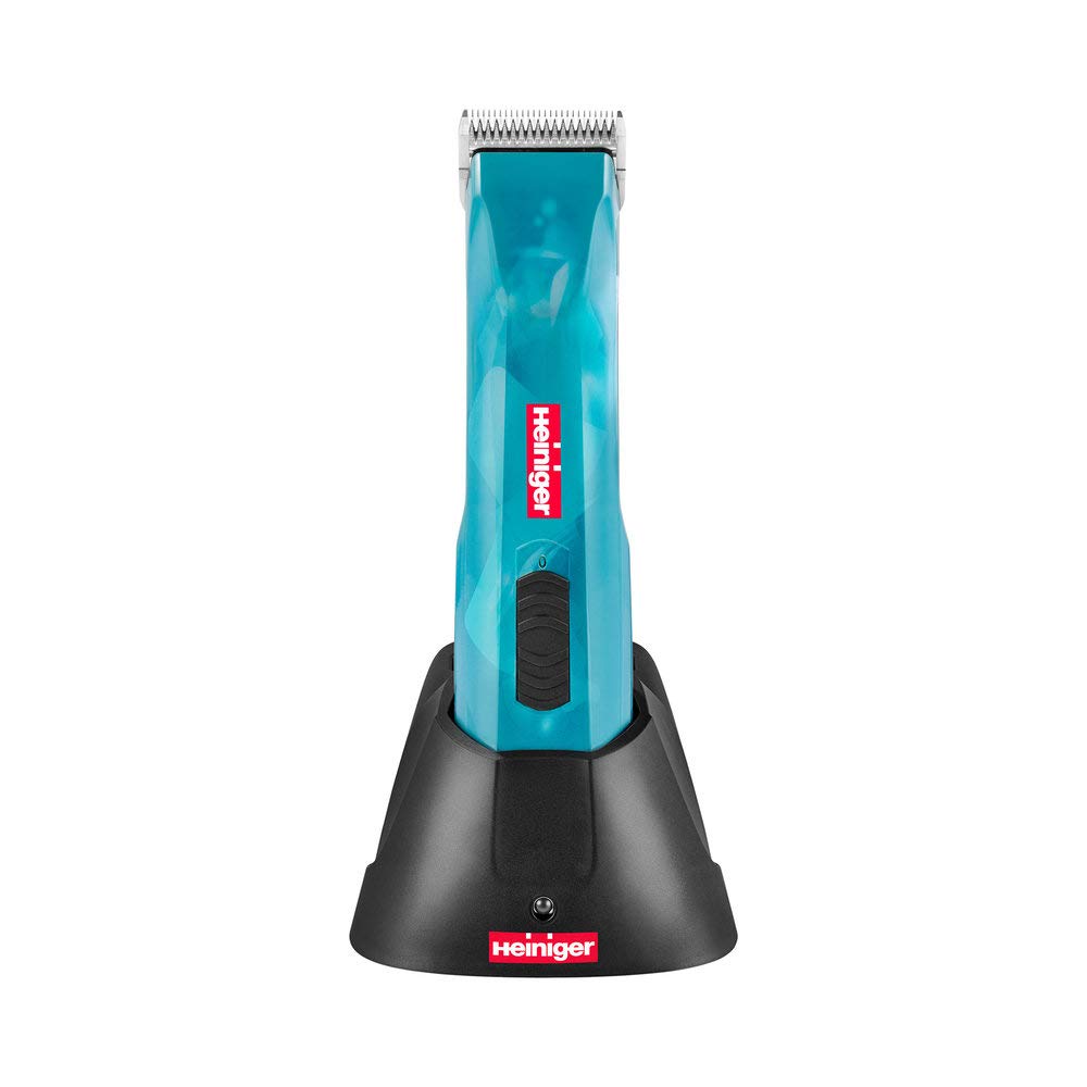 Heiniger Opal Clipper 7.2V/35W avec tête de rasage #10 et 2 piles One Size Bleu