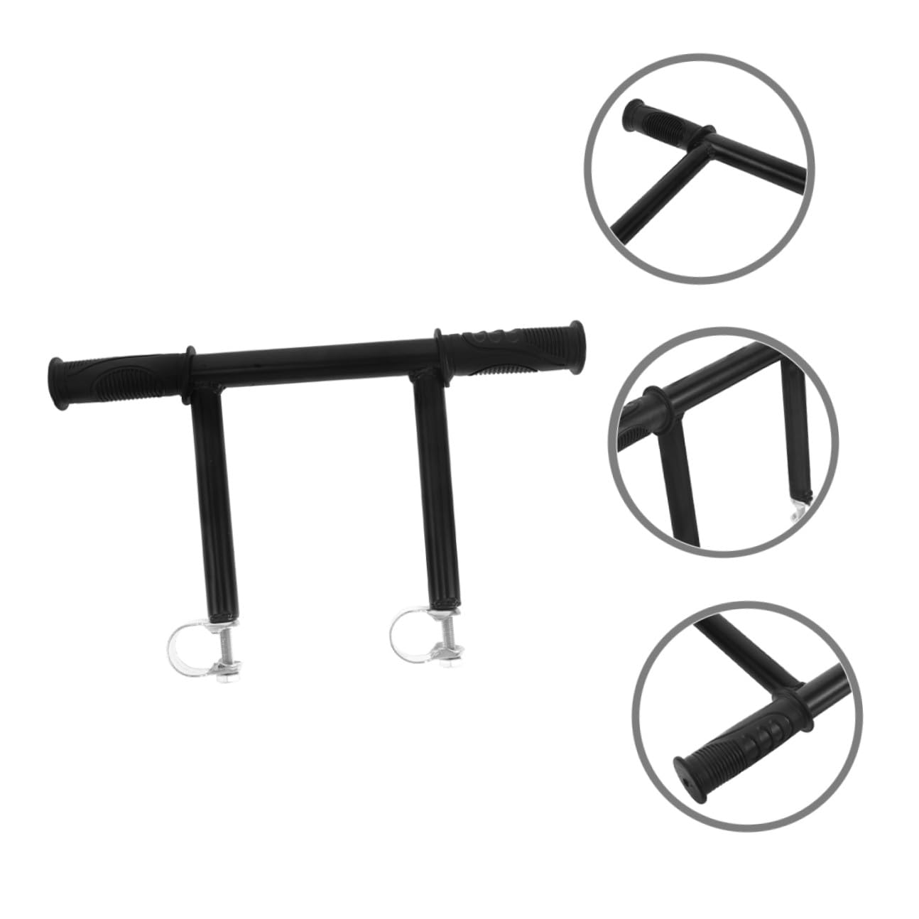 Manillar Plástico Cochecito en Extensor para Acero Inoxidable de Diseño Moderno Soporte para Reposabrazos y Adecuado para Paseos y Excursiones Niño