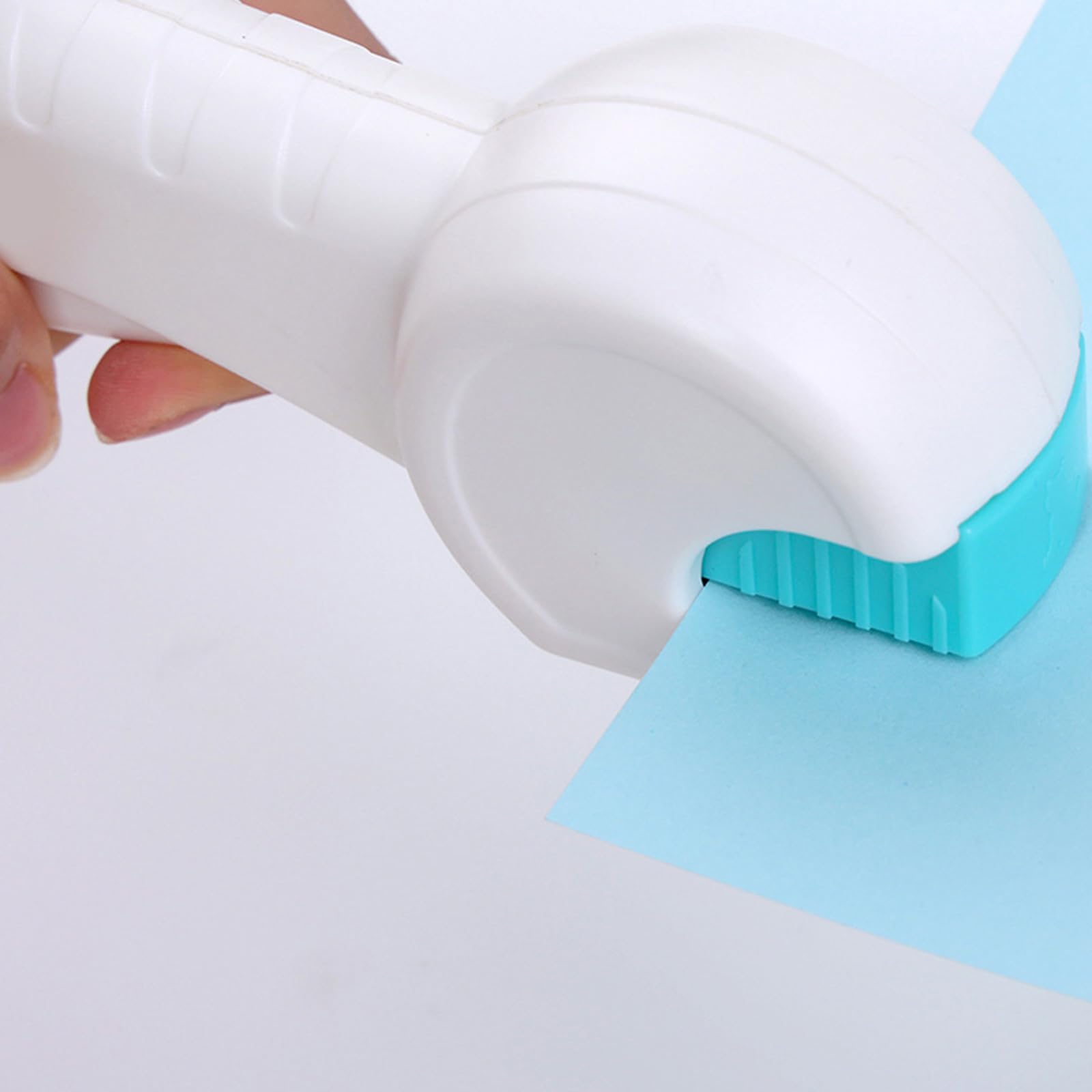 Perforadora de papel profesional con patrón de encaje para manualidades, diseño ergonómico para proyectos de oficina escolar, troqueladora de papel de plástico con relieve