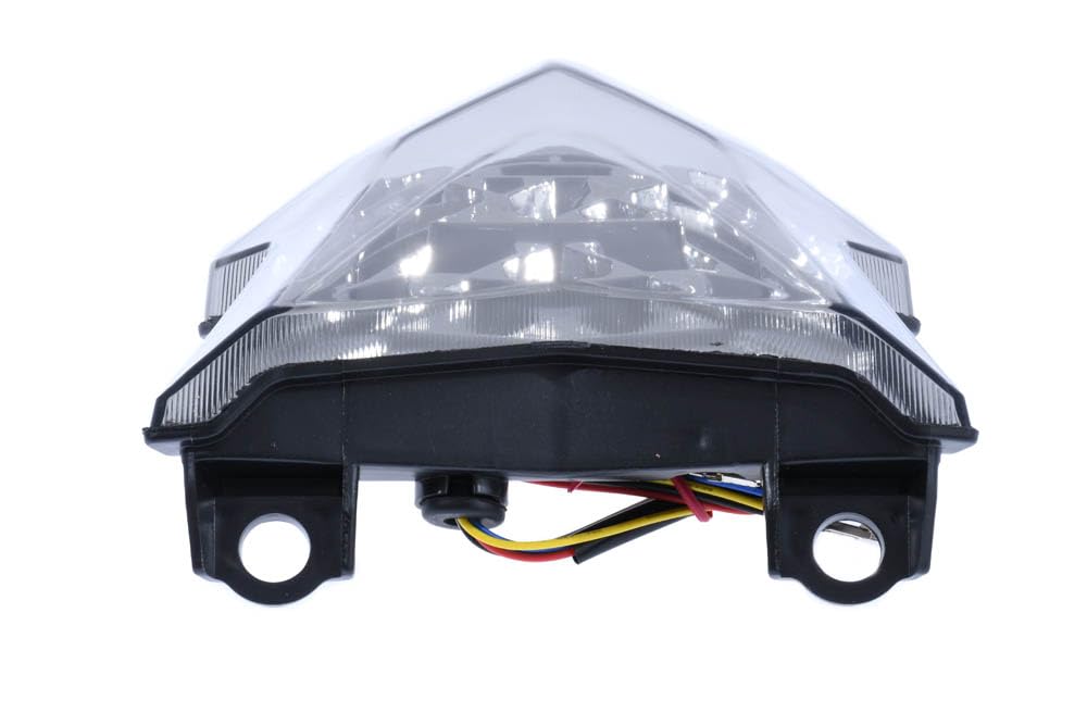 aVDB-moto Fanale Posteriore/Luce Stop LED compatibile con KAWASAKI Z650 Z-650 ER650H 2017-2025, Z900 Z-900/SE 2017-2024, Z H2 ZR1000 2020-2025, NINJA 650 EX650M 2017-2025 + Frecce Integrate (Chiaro)