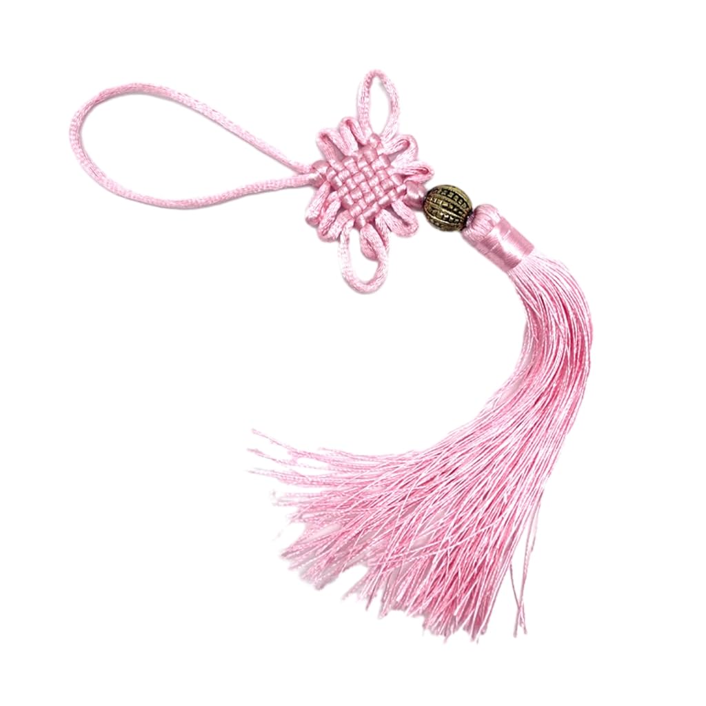 Handwoven Chinese Knot Tassels Pendant Handmade Charm Hanging Decoration For Keychain Purse Clothes Garments