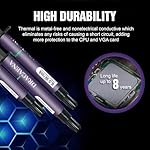 dracaena.io 5 pack of 4g Carbon-Based Thermal Paste, High-performance Compound for CPUs, Consoles, GPUs, Laptops. Thermal Interface Material-CT9,High Conductivity,Long Durability,Non-Conductive Design - Image 2