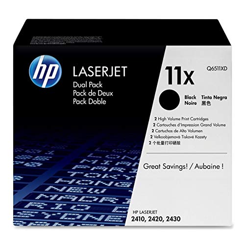 HP Toner Black 2 Pack Pages 12.000, HPQ6511XD (Pages 12.000)