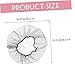 IWOWHERO 100pcs Disposable Nylon Hair Nets Mesh Caps for Home Kitchen and Food Service Flexible and Safe for All Prevents Hair Loss for Work and Salon Use