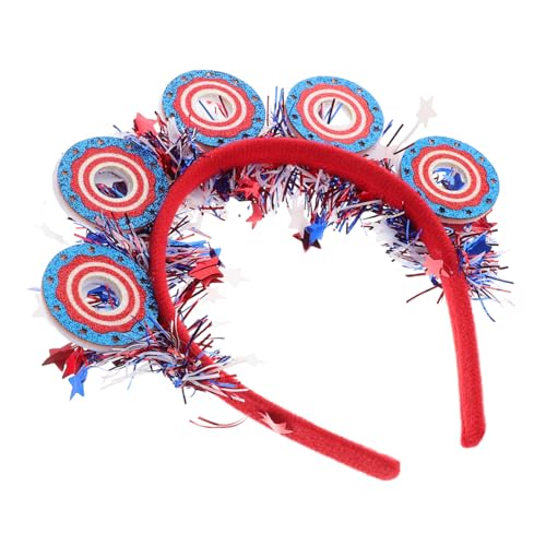 Veemoon Elegante Diadema Patriótica Decorativa Para El Día De La Independencia Para Uso Diario Festival Diadema Patriótica Decorativa