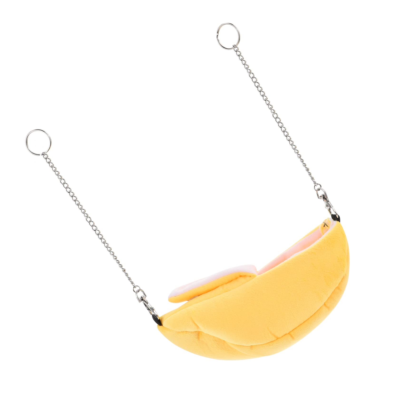 Parliky Hanging Banana House Hammock for Small Animals Cozy Bed Nest for Hamsters Squirrels and Sugar Gliders Premium Warm and Comfortable Cage Accessory