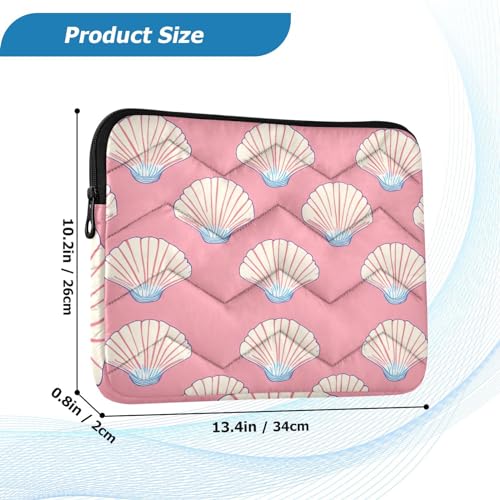 Funda para portátil 13-14 pulgadas con diseño de concha miniatura 3