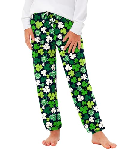 Image of Deerose 4th of July Pants American Flag Drawstring Sweatpants with Pockets 5-14 Years