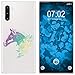 Produktbild PhoneNatic Case kompatibel mit Samsung Galaxy Note 10 Silikon-Hülle Floral Pferd M5-4