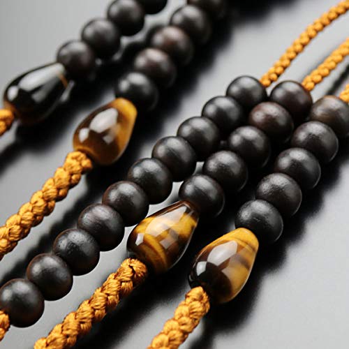 Amazon｜≪特別価格≫念珠ドットコム 日蓮宗 数珠 男性用 尺二 縞黒檀