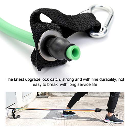 Extrator de fitness, Andoer 11 unidades/conjunto Fitness Puller Cinto multifuncional de força muscul