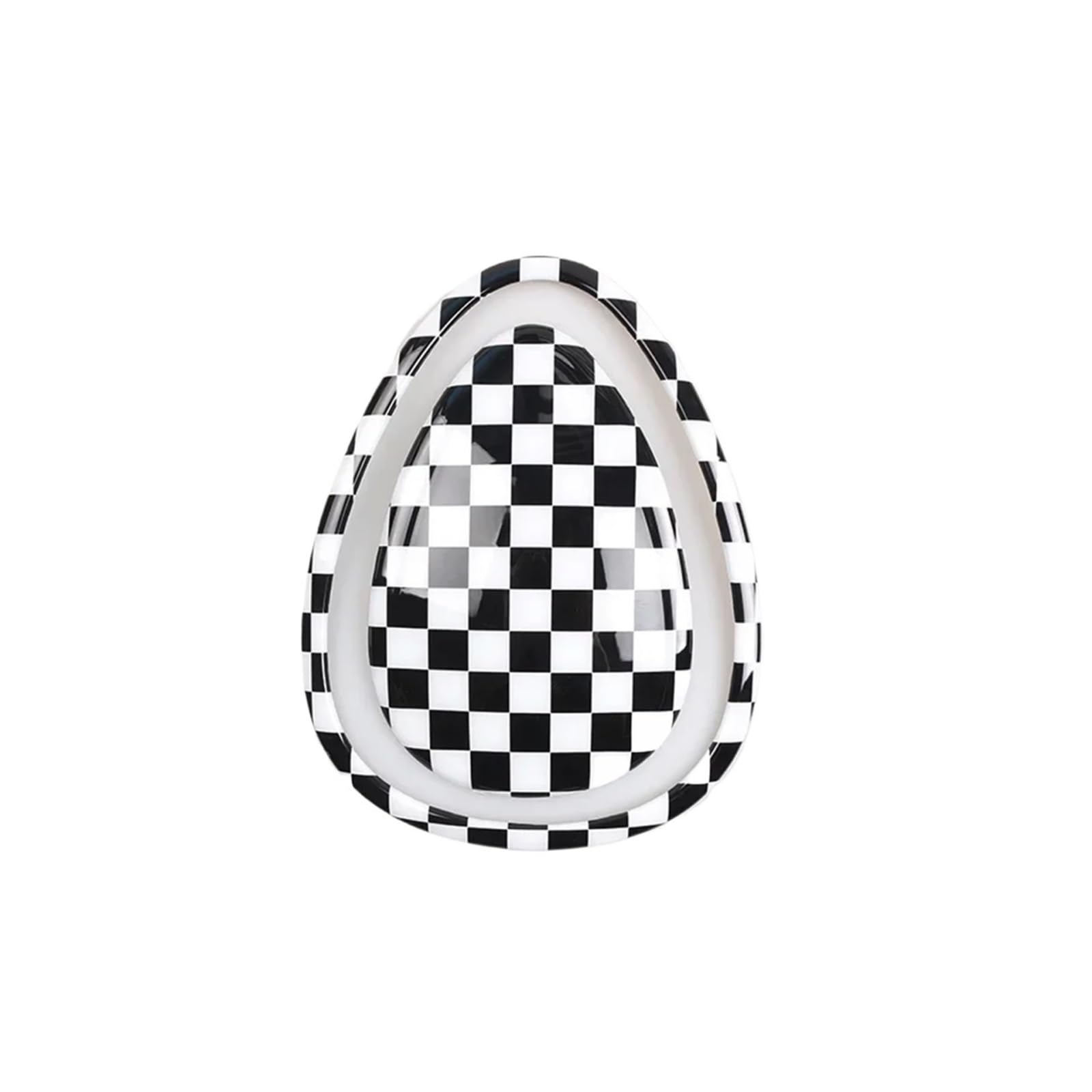 VNHLOTVJL 2PCS/Set Car Decorative Cover Stickers Interior Vent Center Console Accessories Compatible for Mini Cooper F55 F56(Checker)