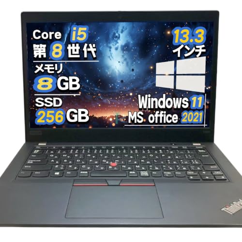 �y�����ϕi�z���m�{ ThinkPad X390 ��8���� Core i5 ������8GB SSD256GB Windows11 Pro MS Office 2021���� 13.3�^ FHD(1920×1080) Wi-Fi HDMI bluetooth �J��