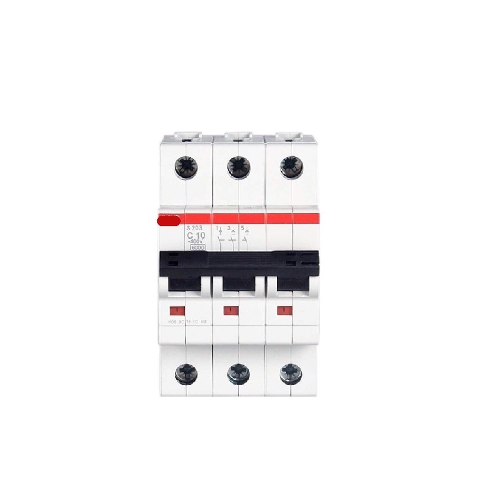 Interruptor magnetotérmico S201NA S202 1P+N 2P Tipo C 1A 2A 3A 4A 6A 10A 16A 20A 25A 32A 40A 50A 63A (2P, 6A)