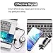 3.3ft 2Pack Retractable Multi Fast Charging Cord, 3 in 1 Multiple Charger Cable Charging Cable, Retractable Charger with Lightning/Micro/Type C for iPhone, iPad, Samsung, PS, Tablets & More