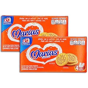 VALUE 2-PACK – Maria Galletas, 39.4-OunceTotal Bundle – Includes Gamesa Maria x2 Boxes of 19.7 Ounce Each – Mexican Maria Cookies – Comes in a Despensa Colombiana Pack (Maria Gamesa)