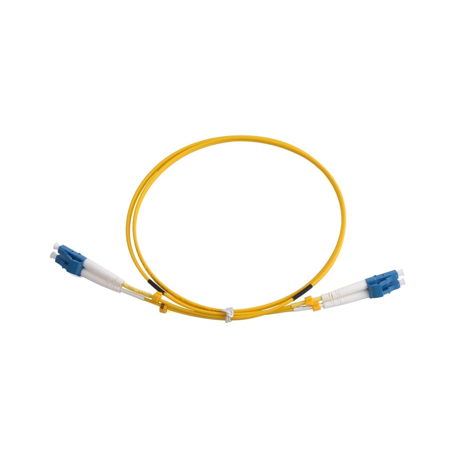 Kabel krosowy światłowodowy, Patchcord światłowodowy 40G UPC LC jednomodowy 2 rdzenie 2LC męski na 1-20 M(5m)