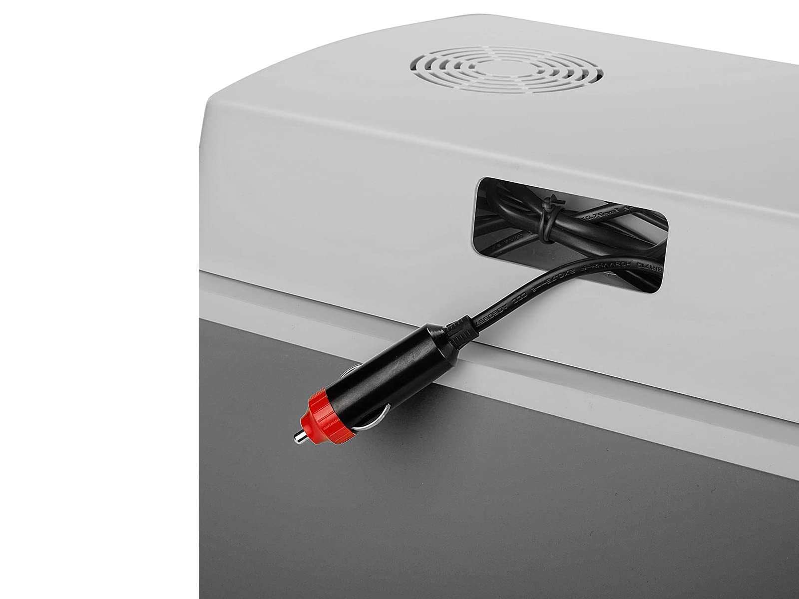 Termoelektryczna lodówka turystyczna 12 V, pojemność 22 l, z przetwornikiem napięcia na 230 V