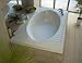 Spa World Venzi Vz4272vcar Viola Rectangular Air Jetted Bathtub, 42x72, Center Drain, White