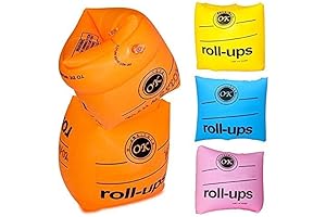 6-Pack Kids Adult Swimming Arm Floating Rings for Kids 6-12 Years