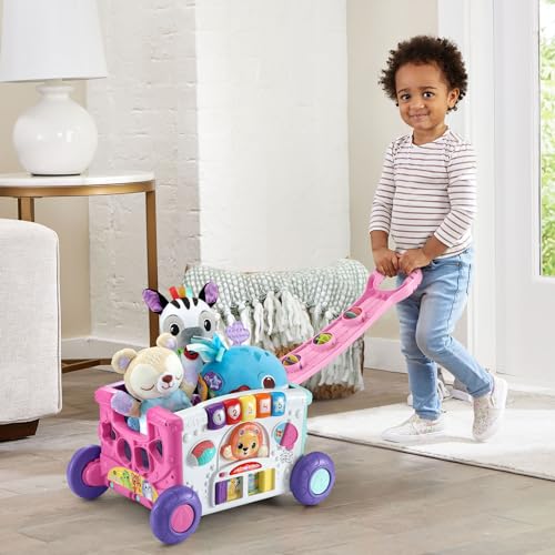 VTech Sort and Discover Activity Wagon for Toddlers, Pink - image 5