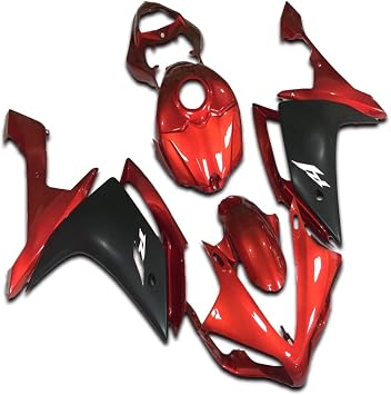 MC Red Black Fairing Fit for Yamaha 2007 2008 YZF R1 YZF-R1 Injection Mold ABS Plastics New Bodywork 07 08 M04