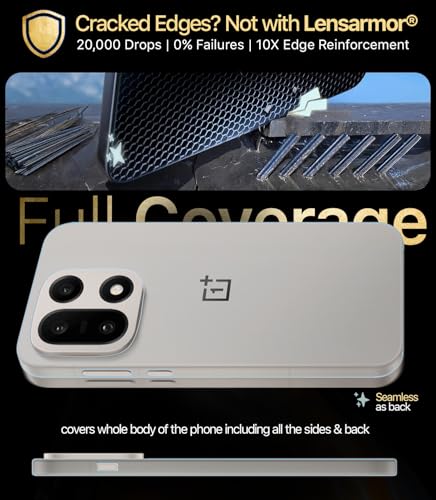 Image of Lensarmor Compatible with OnePlus 15 Back Membrane Protector (1 Pack) - Premium Matte Skin Film, Scratch Resistant, Bubble-Free Application & Case-Friendly Design