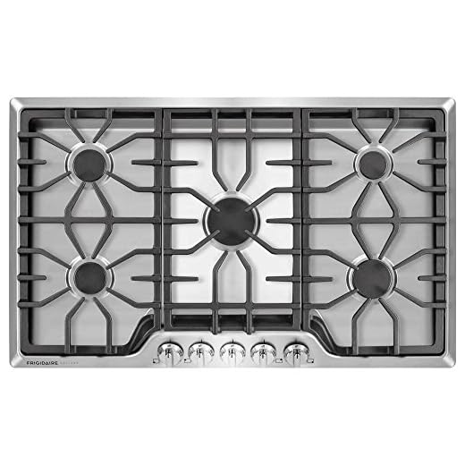 Frigidaire FGGC3645QS 36" Gas Cooktop, Stainless Steel