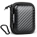 RISETECH Earbud Case Earphone Carrying Case Waterproof Hard EVA Headphone Storage Small Pouch for SanDisk Clip MP3 Player, Jaybird X3 X4, Beats urBeats3, Wireless Bose Soundsport - with Carabiner