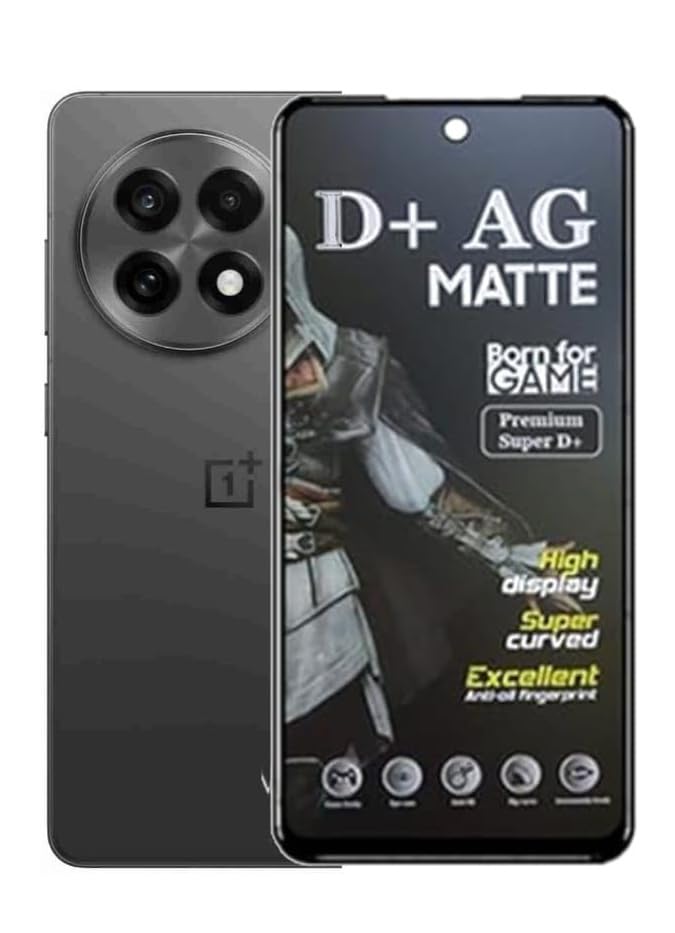 ZARALA Matte Gaming Tempered Glass Compatible for OnePlus 13R (6.72 Inch) Edge to Edge Coverage with Easy Installation kit| Anti-Glare and Anti-Fingerprint