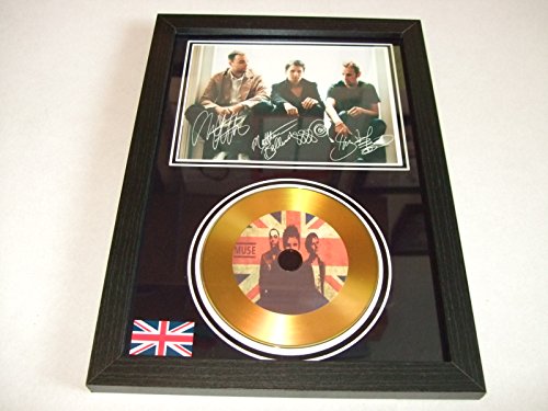 Musa con disco oro firmato