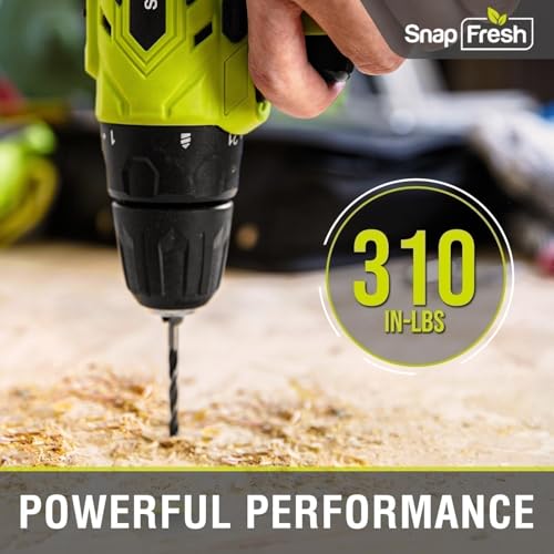 SnapFresh 20V Cordless Drill Set - image 2
